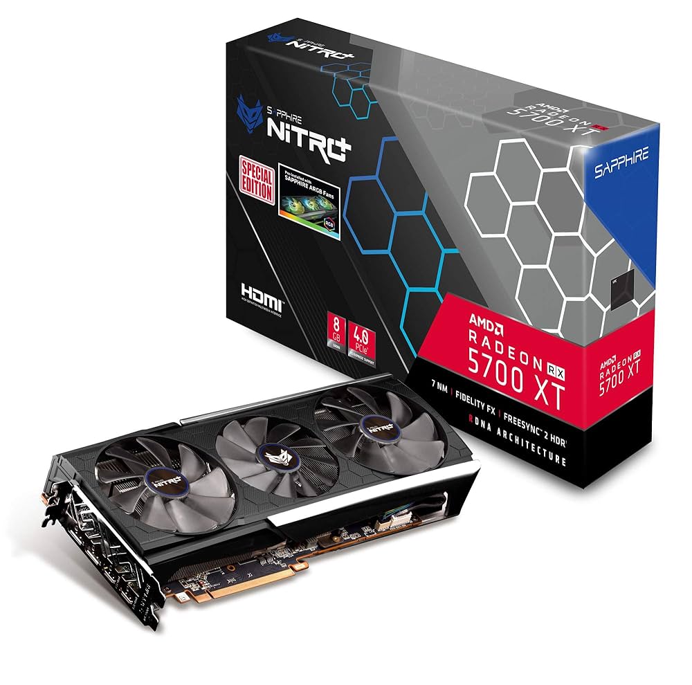 PCパーツ AMD RADEON 5700xt nitro plus  no2 Amazon | SAPPHIRE NITRO+ RADEON RX 5700 XT 8G GDDR6 DUAL